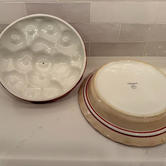 Pfaltzgraff Delicious covered Apple Pie dish - Picture 5 of 12